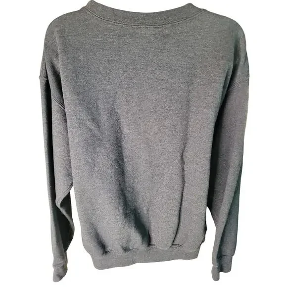 Beetles Grey Sweatshirt Women SZ M - Picture 3 of 4